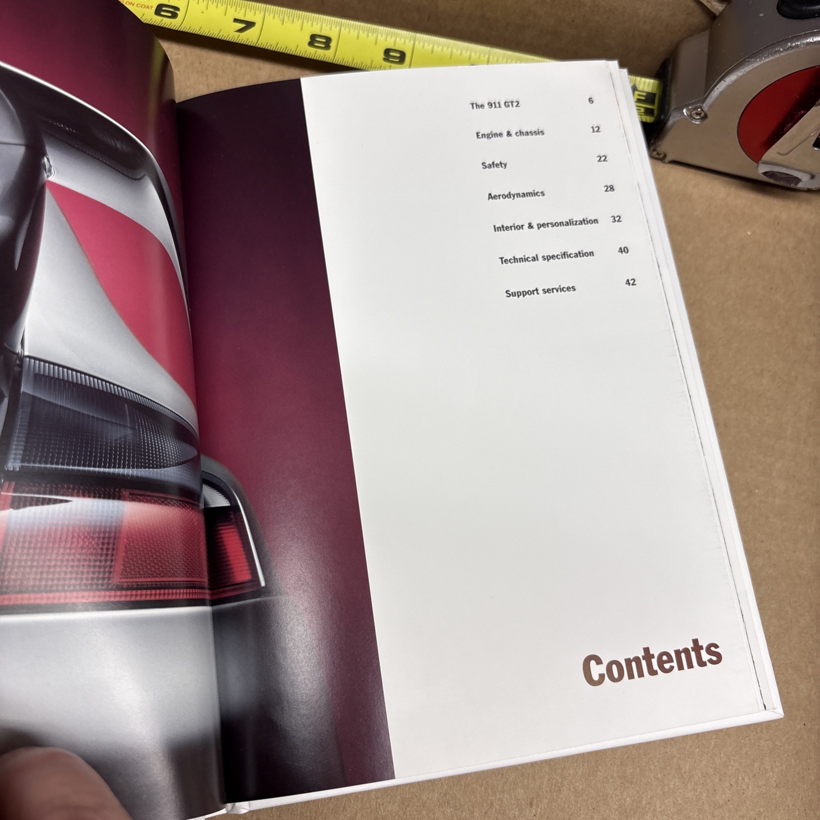 2001 PORSCHE THE 911 GT2 SALES BROCHURE HARD COVER