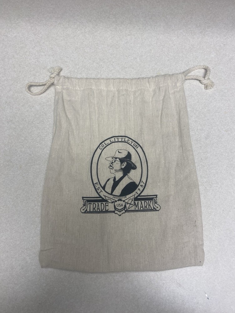 Col. Littleton Canvas Drawstring Dust Bag