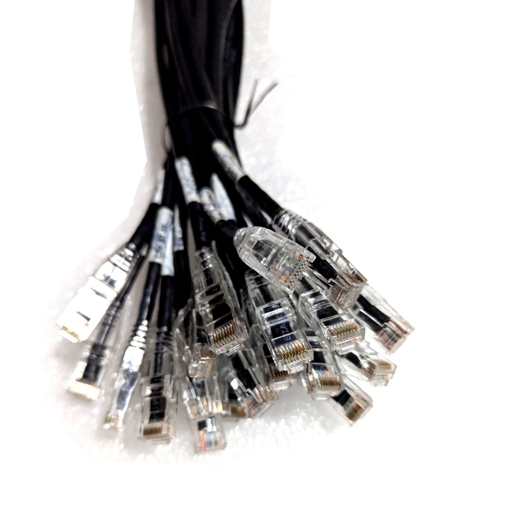 Mirapath Cat5e 5Ft Patch Cord Ethernet Network Cables (Quantity 20) Snagless ...