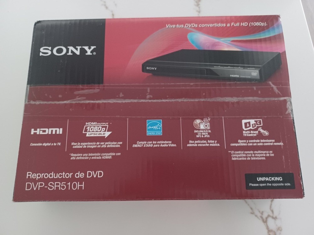 Sony DVD-SR510H DVD Player Tested HDMI Output