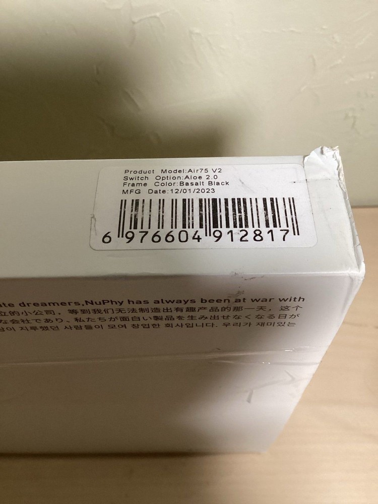 nuphy Air75 V2 Portable 75% Low Profile Mechanical Keyboard