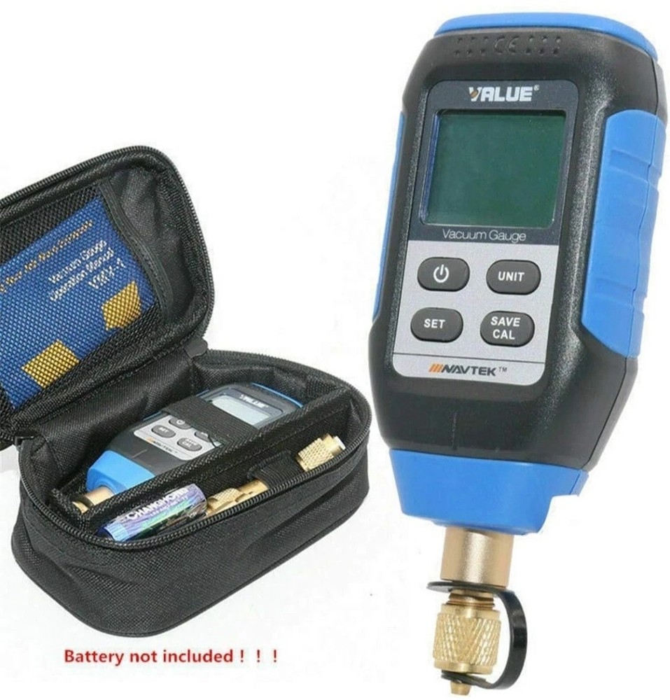 Value Navtek VMV-1 Digital Vacuum Gauge ELEOPTION High Precision Atmospheric