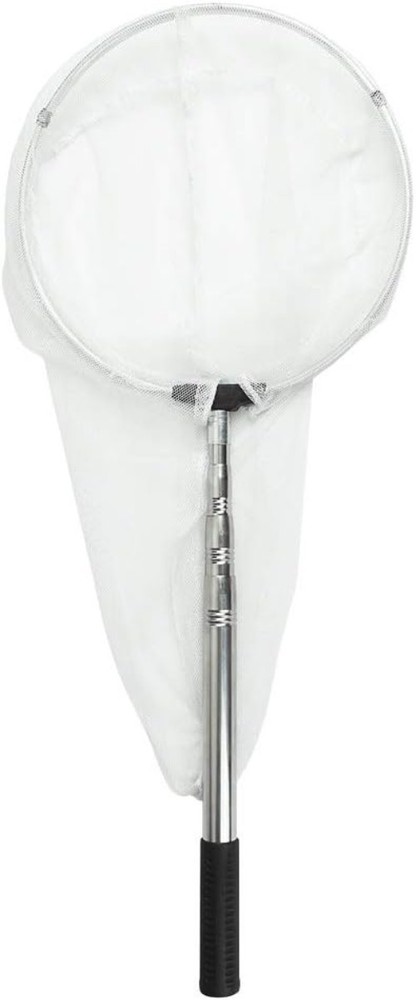 Lightweight 12" Butterfly Net with 24" Net Depth & Adjustable Handle Extends 59"
