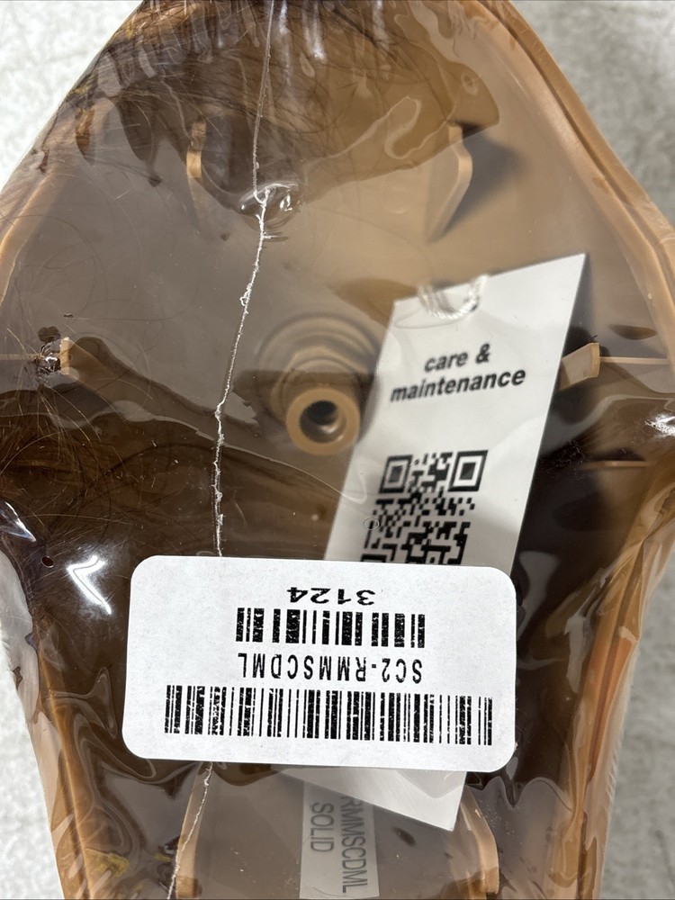 Pivot Point SC2-RMMSCDML Mannequin Cap SC2 Rectangle Solid Cap 100% Human Hair