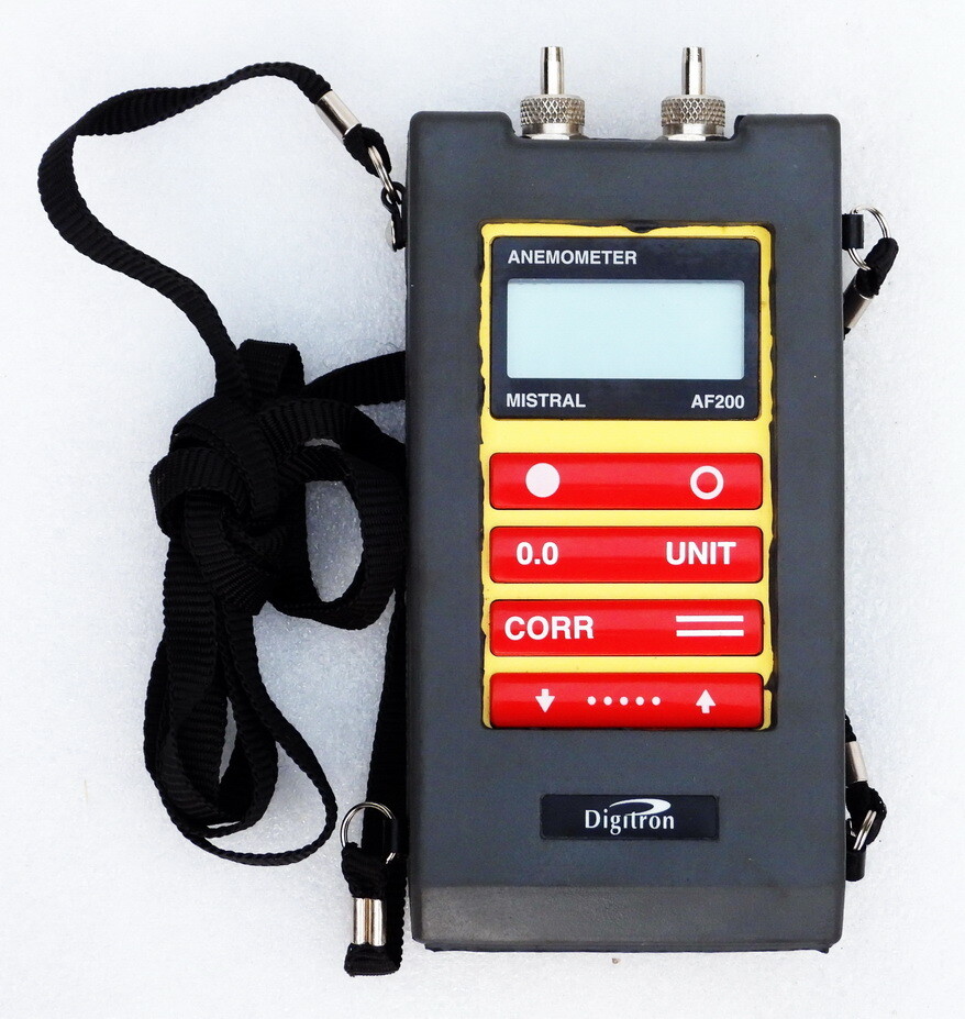 DIGITRON MISTRAL AF200 ANEMOMETER THERMOMETER AIR VELOCITY INSTRUMENTS
