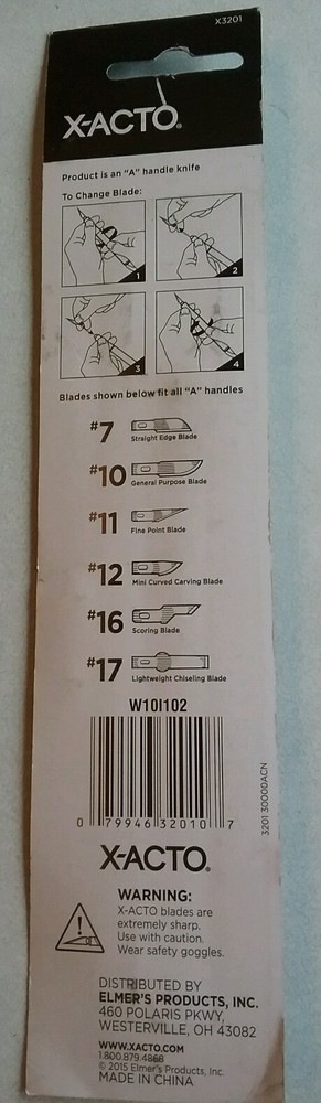 X-Acto Precison Instruments 5" Handle (# X3201)
