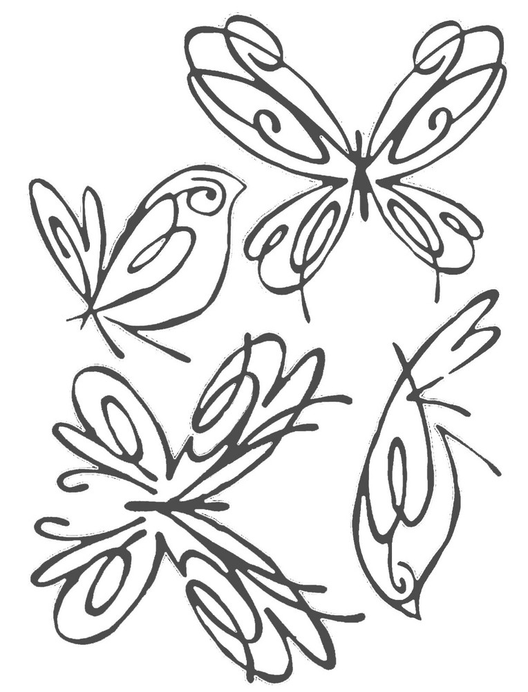 Sizzix Thinlits Flight of Fancy 4-pc #665037Retail $22.99 by Pete Hughes