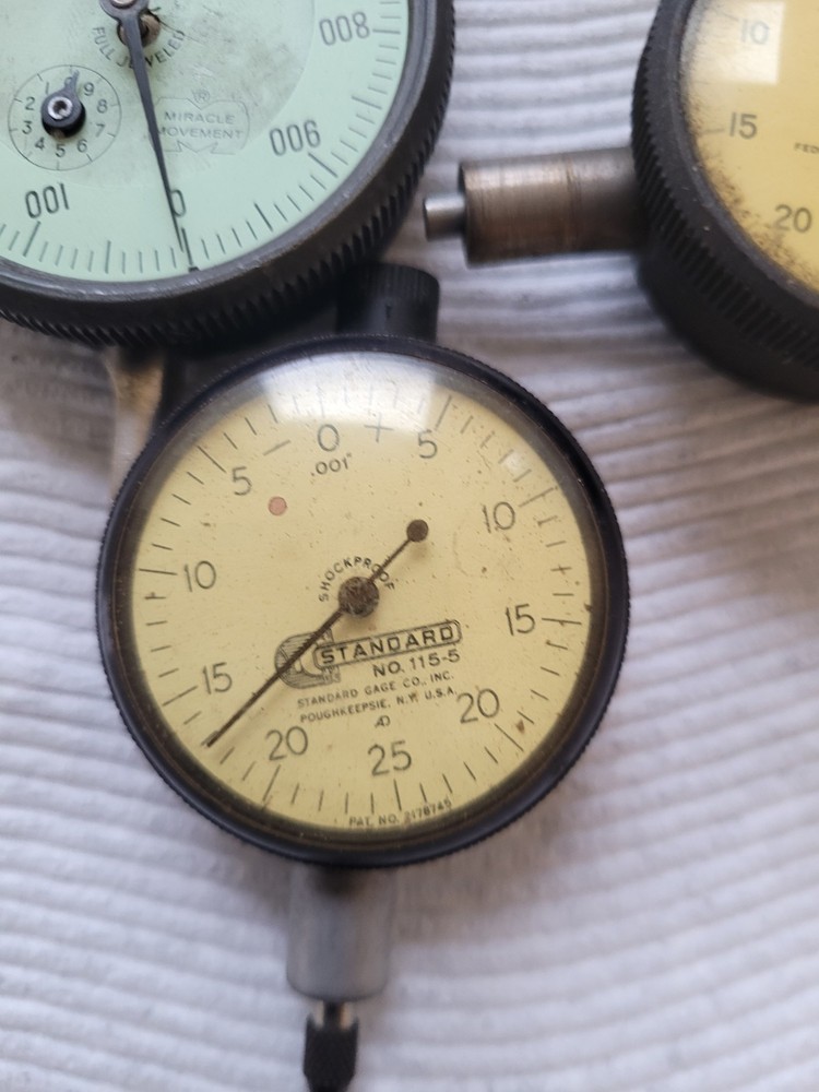 Lot of 3 Assorted Dial Indicators