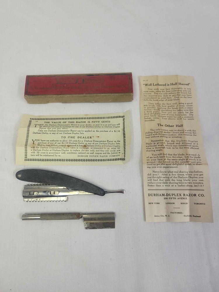 VTG DURHAM-DERBY DUPLEX RAZOR IN BOX