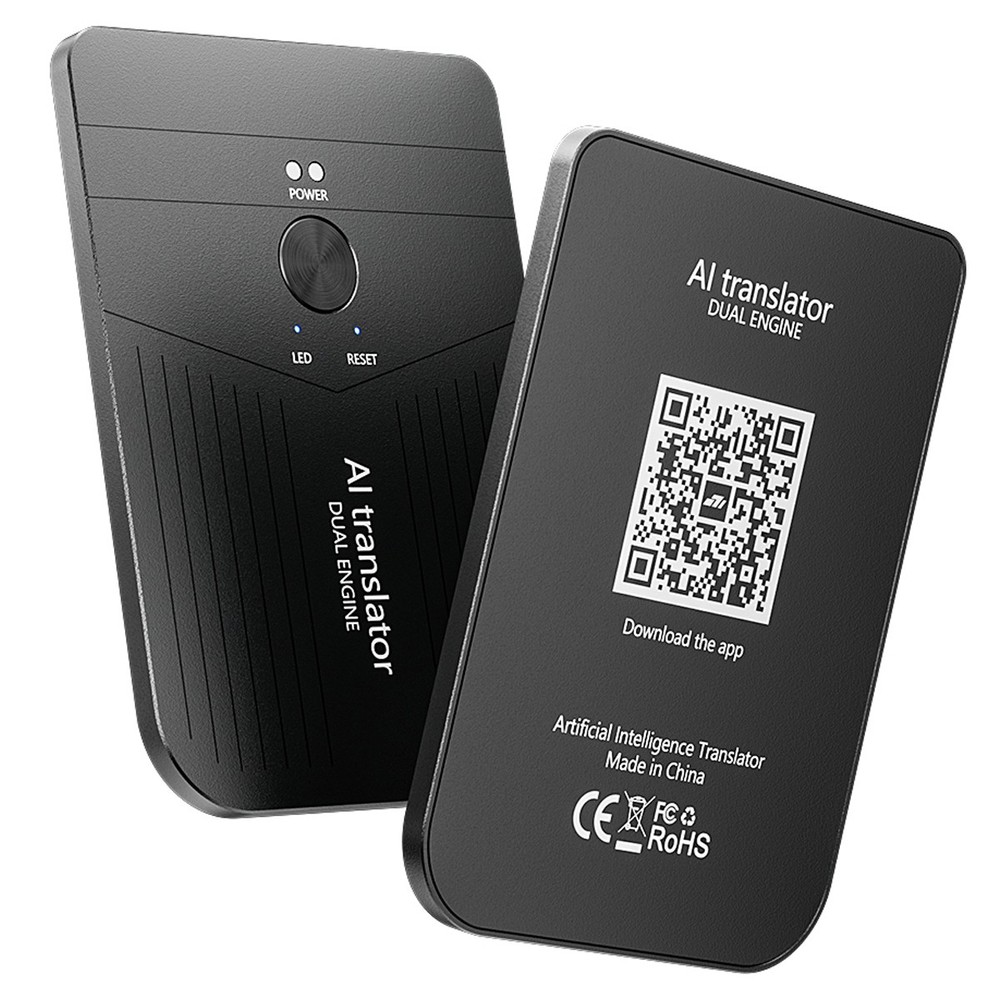 AI Language Translator Device Magnetic Two-Way Real-Time Language Translator