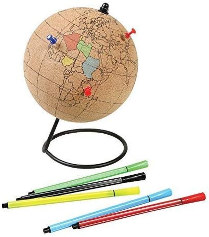 Color in Cork Globe