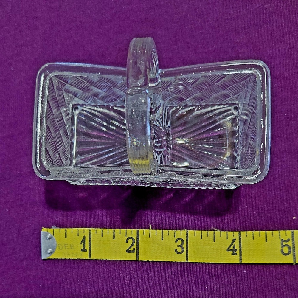 Vintage Double Salt Cellar - Footed With Handle