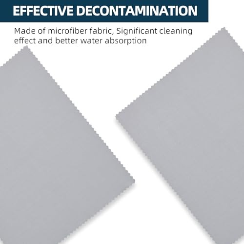 Assorted Colors Microfiber Cleaning Cloths - 6" x 7" 12 Pack Multi-color