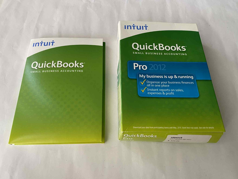 INTUIT QUICKBOOKS PRO 2012 FOR WINDOWS Start guide , CD , Installation guide use
