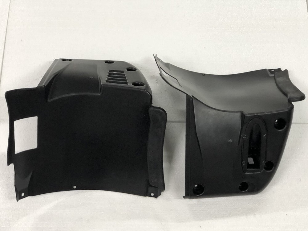 BMW E39 M5 L+R PP plastic FRONT form M BUMPER SPLASH PANEL pork chops 2pc