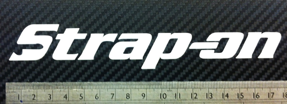 Strap on decal sticker tool box tool storage chest toolbox strap-on