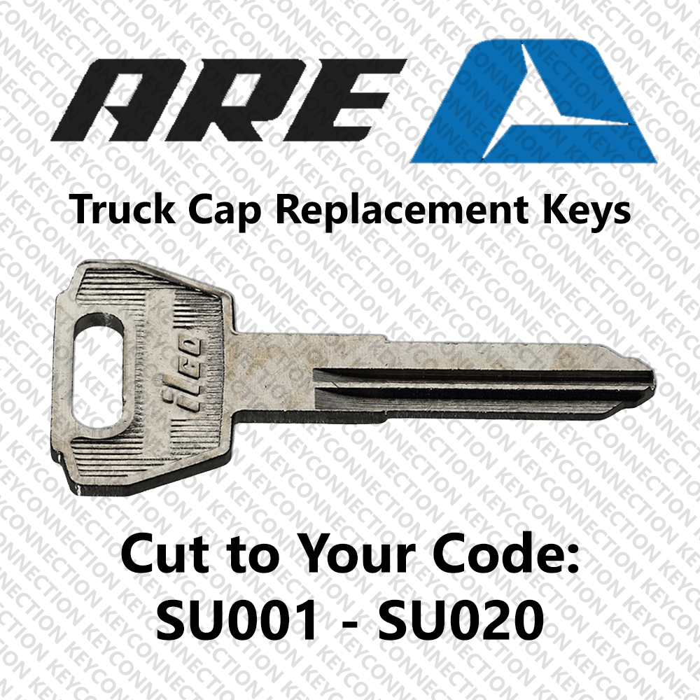 ARE Truck Cap Replacement Key Cut to Your Code SU001 - SU020