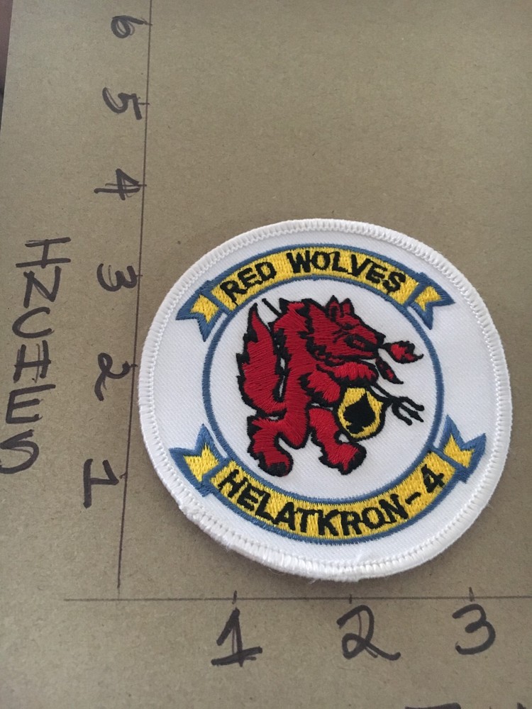 US Navy HAL-4 Helicopter Attack Light Squadron Four patch 4/22/25