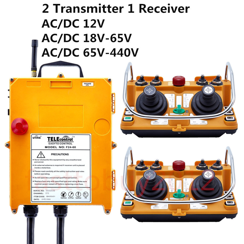 Original UTING F24-60 Joystick Crane Wireless Remote Control Transmitter&Receive