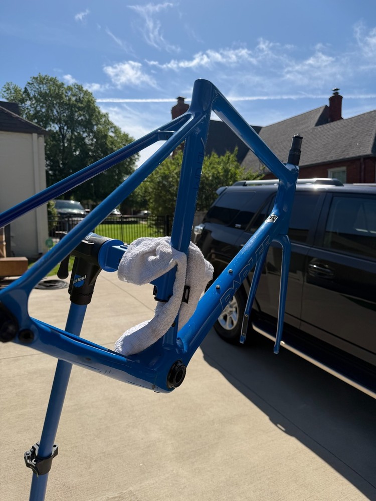 Parlee Altum Disc Frameset Carbon L Blue