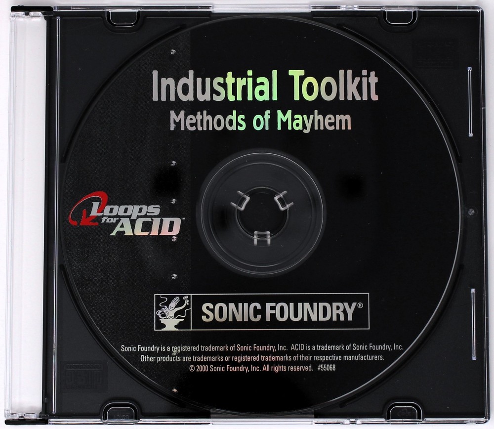 Sonic Foundry Methods Of Mayhem Loops For Acid Sample/Sound Library/Sampling CD