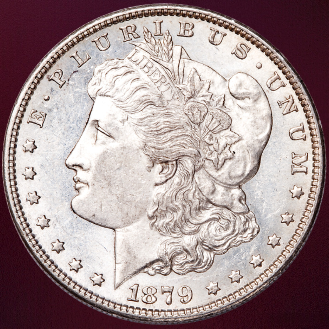 US 1879 S Morgan Dollar - One Dollar Silver Coin-Beautiful Coin