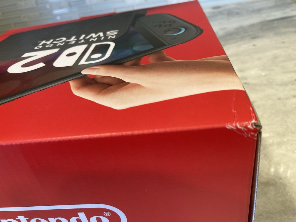 Nintendo Switch 2 EMPTY BOX with Cardboard Inserts and Information Packet