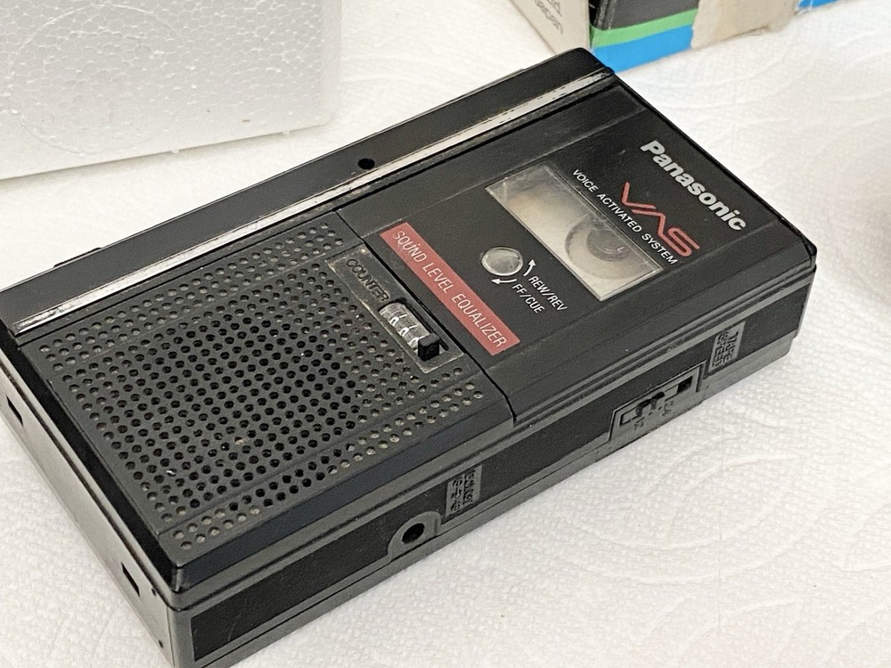 Panasonic RN-190 Microcassette Recorder, AC Adaptor. UNTESTED, Unknown Condition