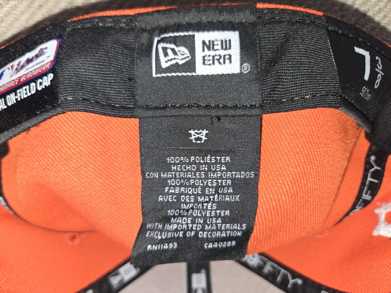 San Francisco Giants City Connect Team Issued MUSA New Era Fitted 7 3/8 Hat/Cap