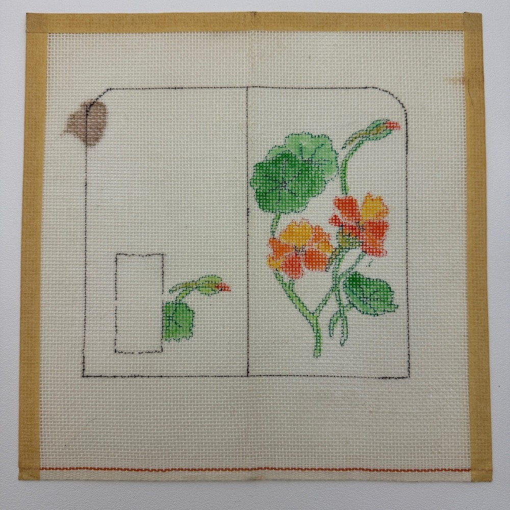 Needlepoint Flower Designs by Unknown Artist