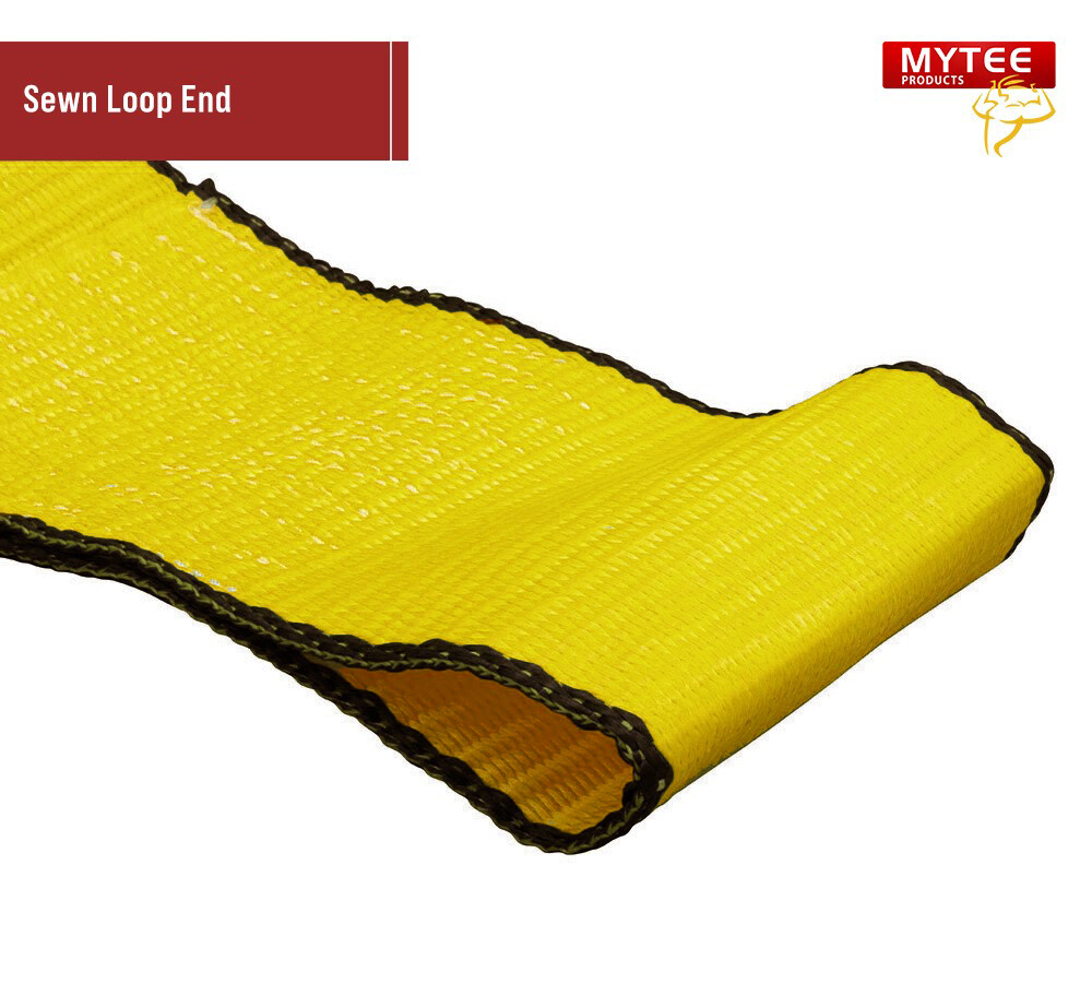 (4 Pack) 4" x 5' Roll off Container Winch Strap w/ Flat Hook