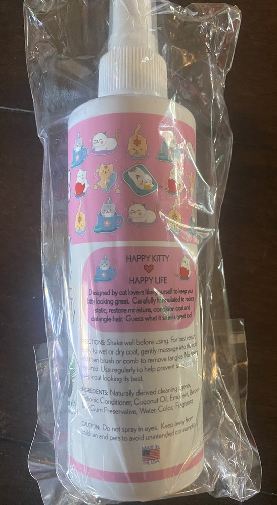 Kenchii Happy Kitty Grooming 8 Ounce Spray