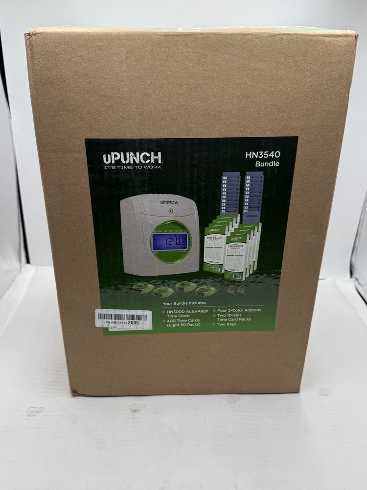 uPunch HN3540 Complete Small Business Start-Up Kit: AutoAlign Time Clock System