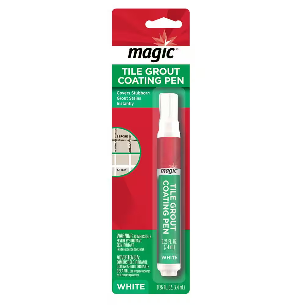0.25 Oz. Tile Grout Coating Pen in White