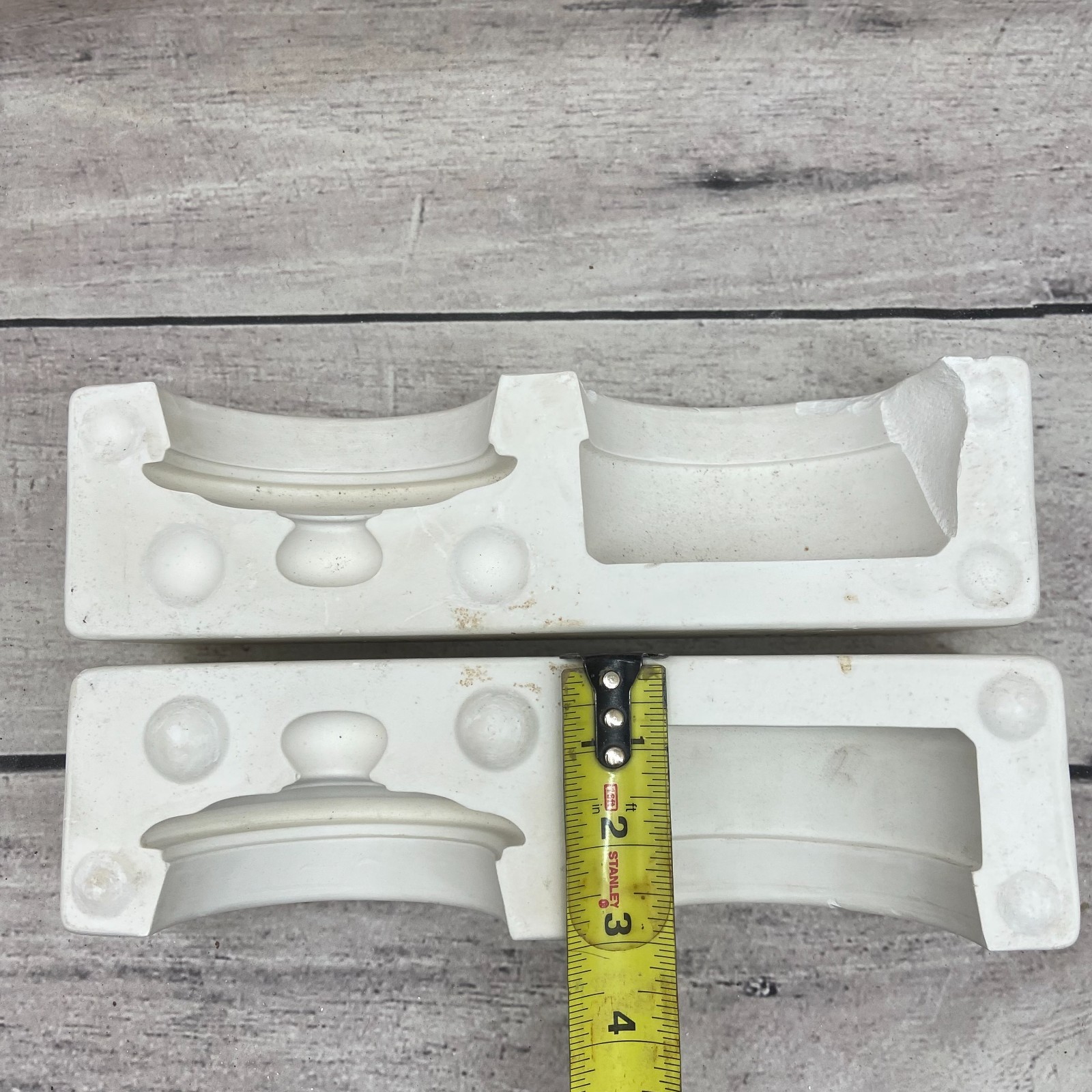 McNees Mini Ceramic Slip Casting Mold Powder Box Jar #M-365