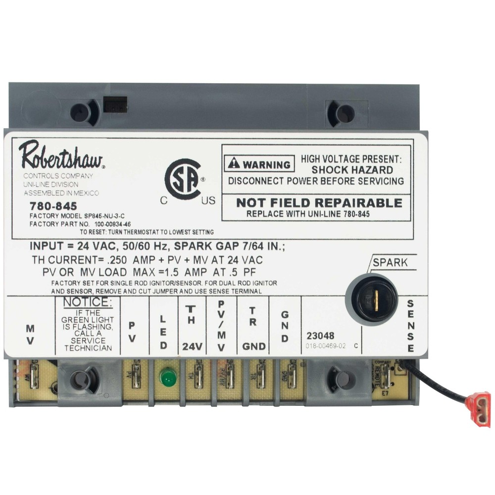 Robertshaw 780-845 Ignition Module Intermittent Pilot 24V SP845