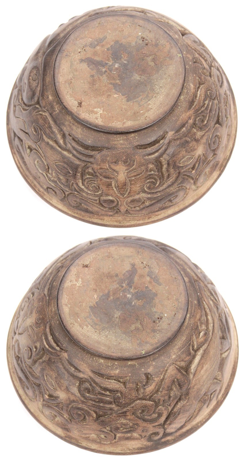 Vintage Carved Wooden Indonesian Dayak Bowl Borneo Lizard Ethnographic Carving