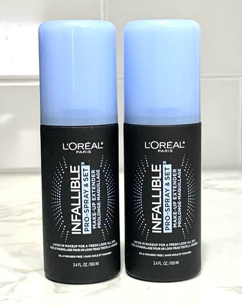 2X Loreal Infallible Pro-Spray & Set Makeup Extender Setting Spray 3.4oz (#QQ3)