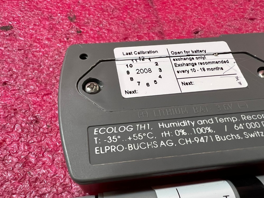 Elpro Temperature Humidity Data Logger 2423 Data Logger Ecolog TH1 2-Channel