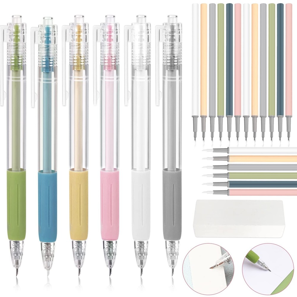 SEPGLITTER Craft Cutting Tools, 25 Pcs Pen Cutter Tools with Mini Sharpener U...