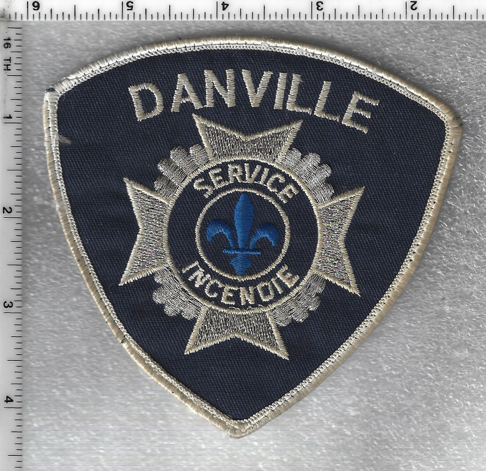 Danville Fire Dept (Quebec, Canada) Uniform Take-Off Shoulder Patch