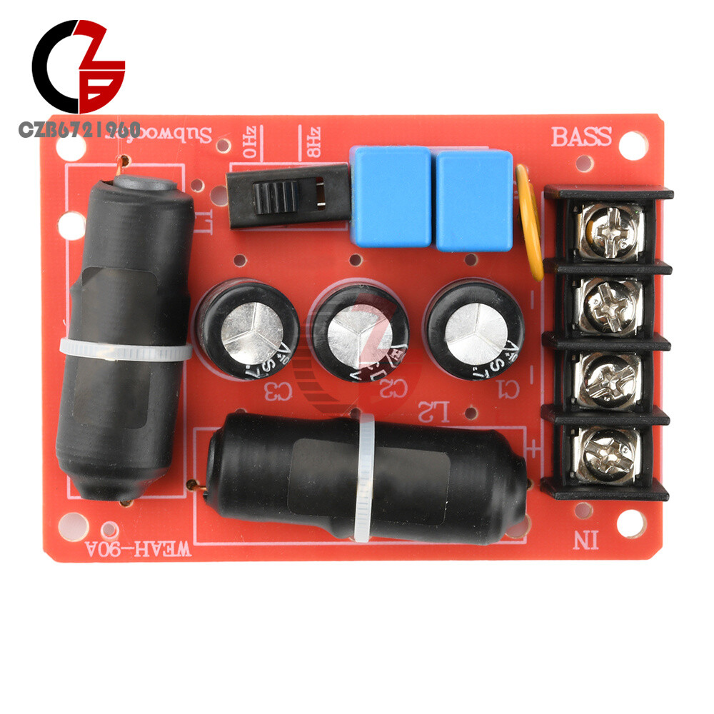 200W High Power Speaker Frequency Divider Subwoofer 2 Way Audio Crossover DIY