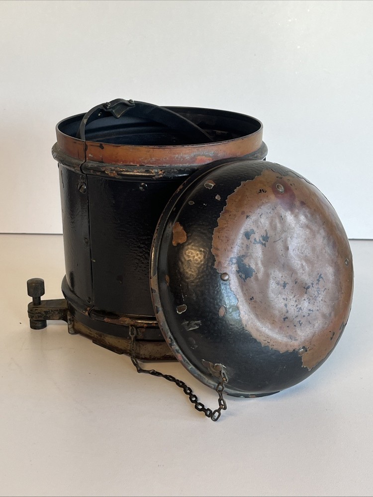 Vintage Copper Compass / Autopilot Housing Only
