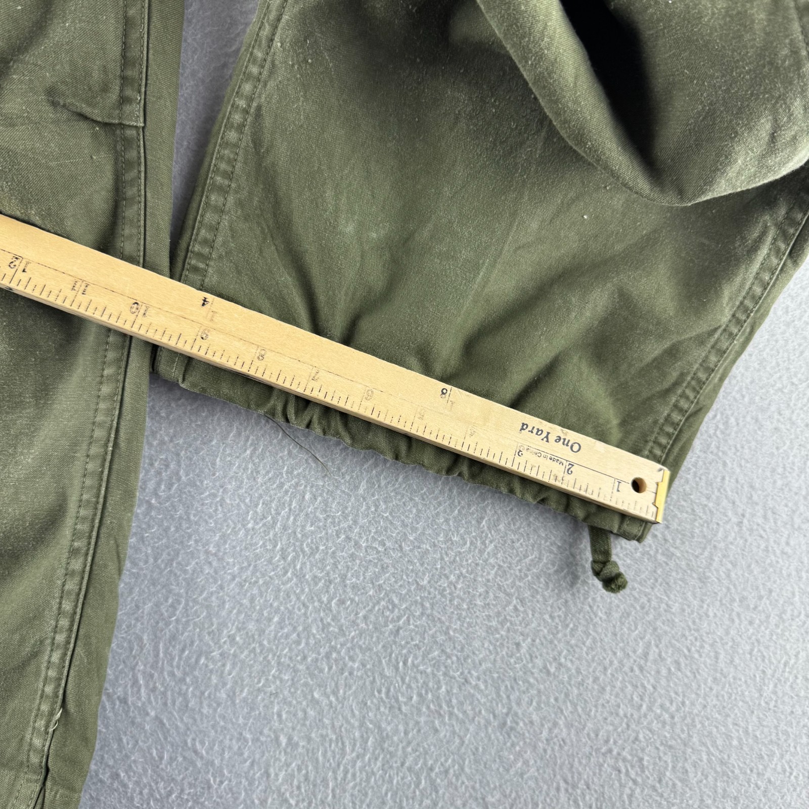 Vintage 50s Military Pants Mens 29x26 Korean War Cargo M-51 Field