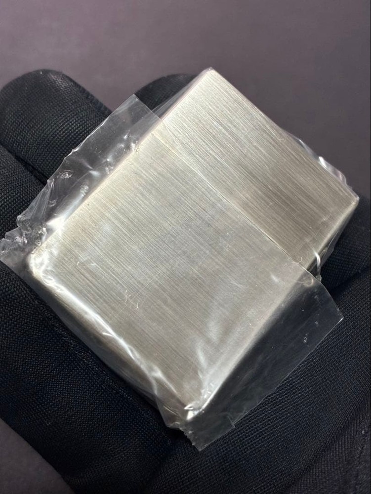 Zippo Seven Stars Metal Silver Etching One Sided Processing Lighter Regular