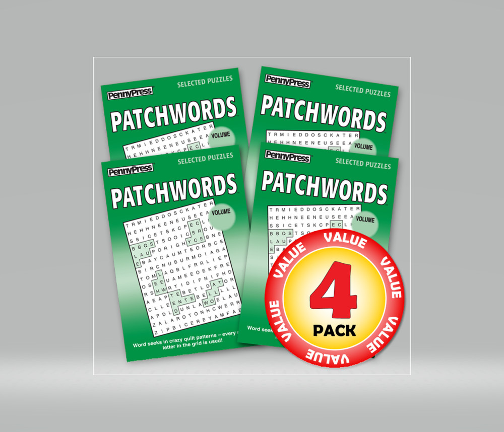 Penny Press Patchwords Word Seeks 4-pack