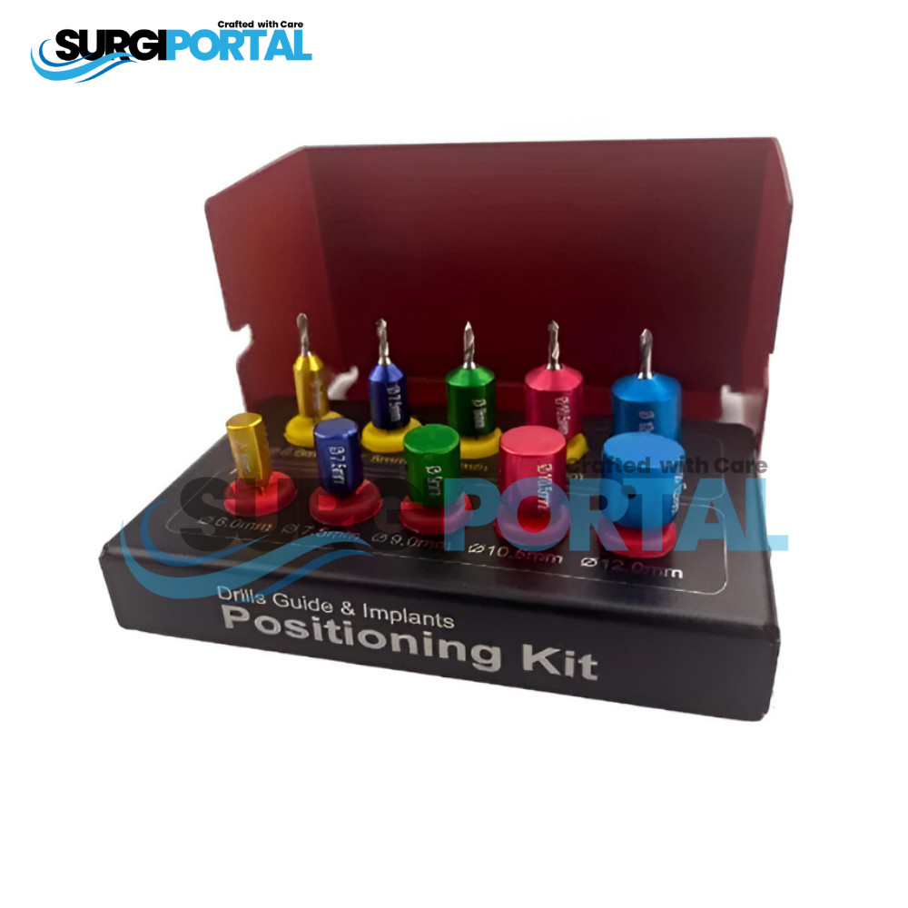 10Pcs Dental Implant Guide Drill Positioning Kit