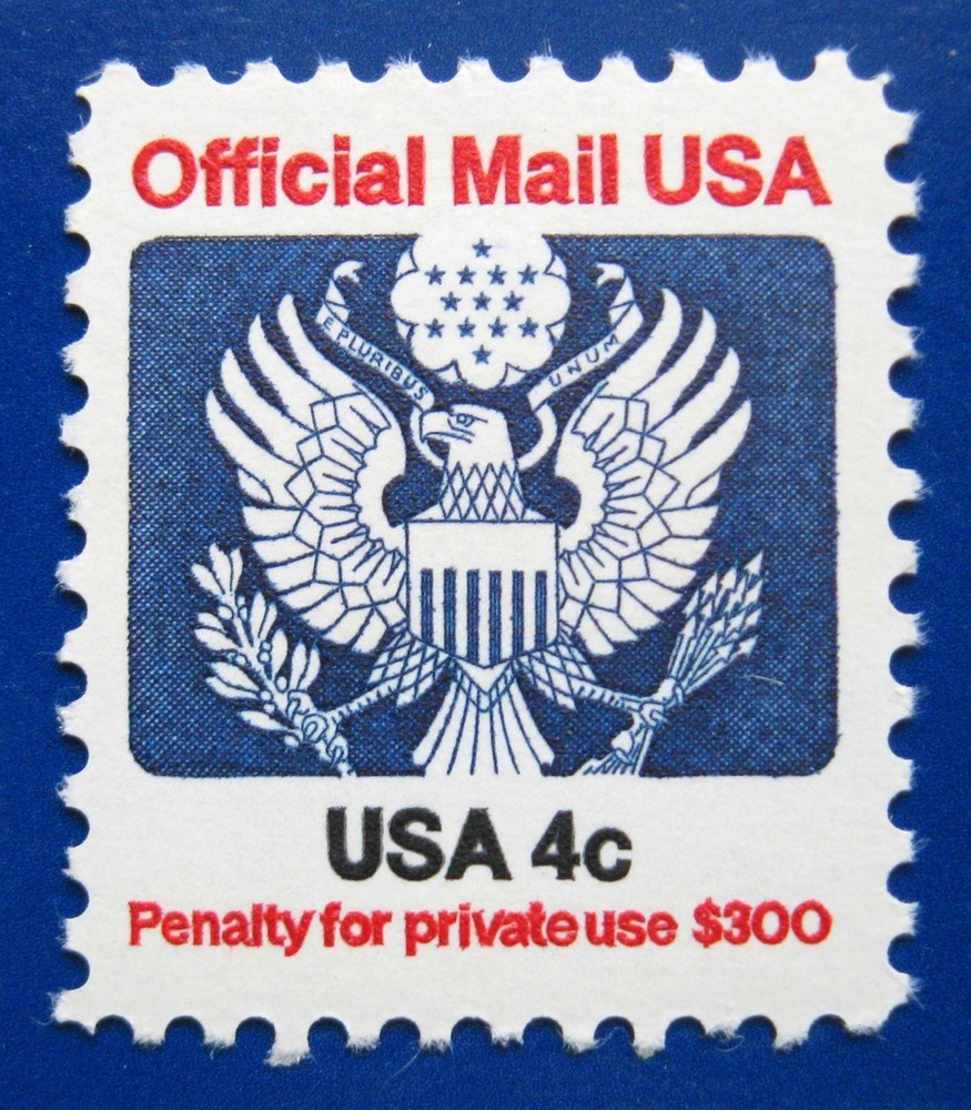 Sc # O128 ~ 4 cent Official Mail (cd22)