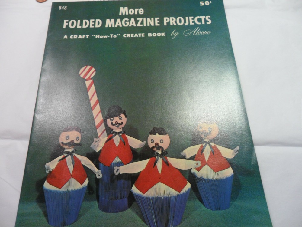 Vintage More Folded Magazine Projects - Craft Instruction Paperback