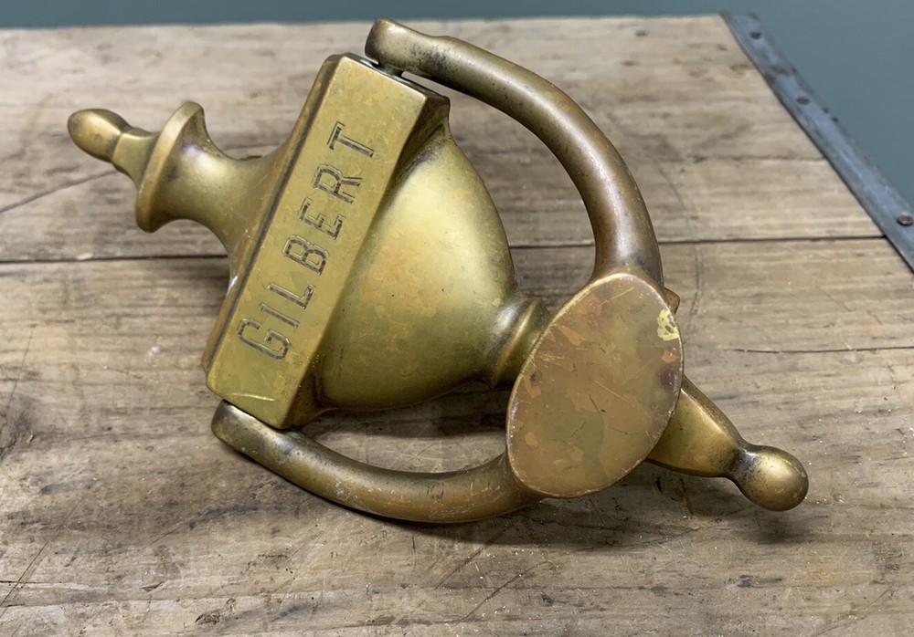 Brass Door Knocker Personalized “GILBERT”